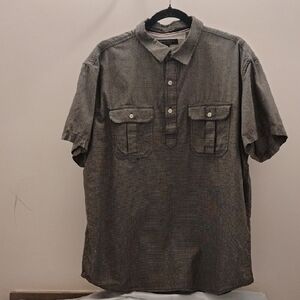 Banana Republic Men's Charcoal Button Down Shirt